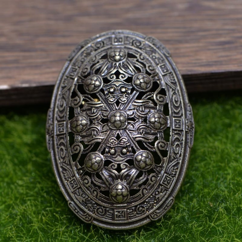 LANGHONG Norse Viking Brooch For Men Turtle Brooch Talisman Jewelry, Gift For Men - Image 4